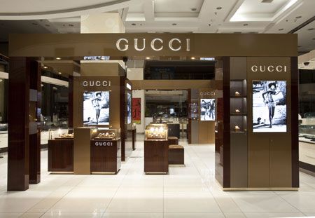 Gucci中国首间腕表珠宝精品店