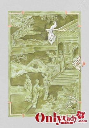将雕琢中国古玉化身为盒盖 将雕琢中国古玉化身为盒盖