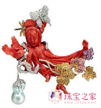 具有浓厚中国元素的红色佛像与花朵配合 