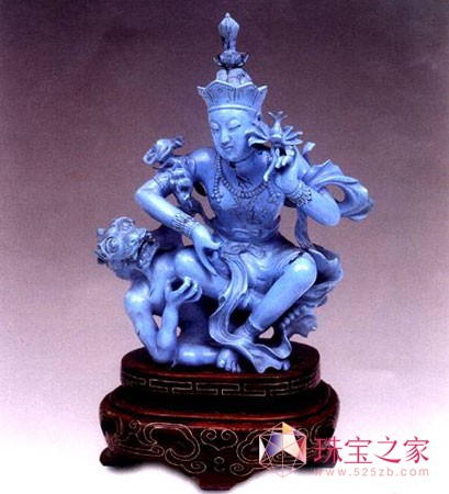 潘秉衡“松石雕坐佛”