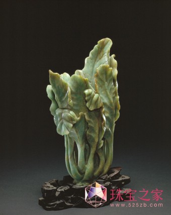 翠玉白菜式花插