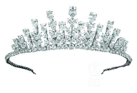 Van Cleef & Arpels为摩纳哥王妃葛蕾丝·凯莉 (Princess Grace of Monaco) 订制的头冠。 Van Cleef & Arpels为摩纳哥王妃葛蕾丝·凯莉 (Princess Grace of Monaco) 订制的头冠。