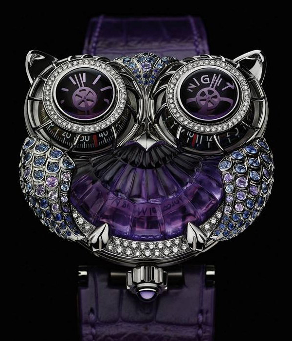 Boucheron（宝诗龙）立体猫头鹰珠宝腕表