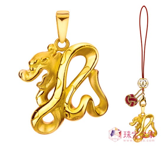 六福珠宝 龙宫十二生肖饰物