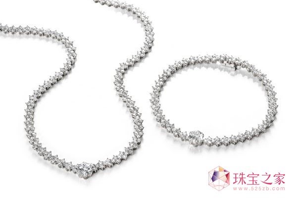 万宝龙 白金圆钻手链