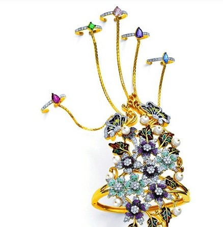 Swarovski Gemvisions2012Fantasy系列设计感手环、戒指