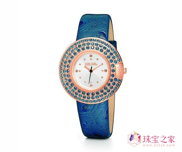 Folli Follie 推出全新珠宝新品诠释旅行主题Folli Follie Kyklo 系列腕表(蓝色)RMB1995