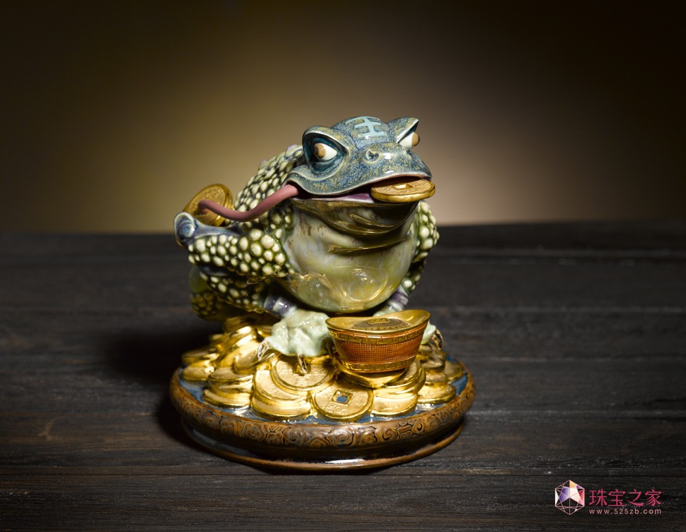 2013 LLADRÓ蛇年奢华献礼金蟾蜍