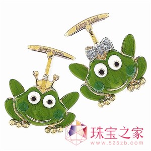 Aaron Basha青蛙耳饰