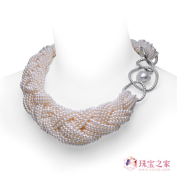 御木本叠绕多层珍珠项链