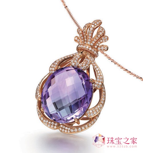 COLORBAY格莱贝紫晶吊坠