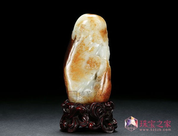 瞿利军和田玉籽料夜游赤壁摆件