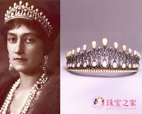 世界皇室的权贵 传奇女人王冠珍珠泪的流传