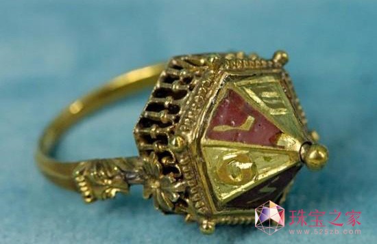 源自神话的爱情信物 探秘婚戒的前世今生14世纪的犹太结婚戒指
