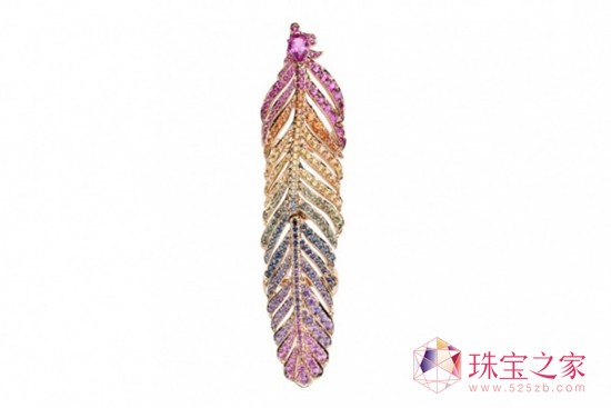 Crow 彩色钻石18克拉玫瑰金戒指 Crow 彩色钻石18克拉玫瑰金戒指