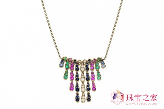 Sabine G 金绿宝石,蓝宝石和钻石项链 Sabine G 金绿宝石,蓝宝石和钻石项链