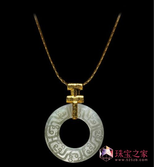 和田玉搭配金镶玉 和田玉搭配金镶玉