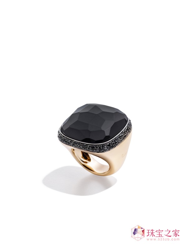 玫瑰金镶煤玉与黑钻 幽魅之黑 盛装之礼 POMELLATO呈献Victoria系列2015新作