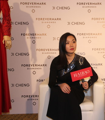 Forevermark®永恒印记2015承诺活动合作伙伴、知名服装设计师吉承女士