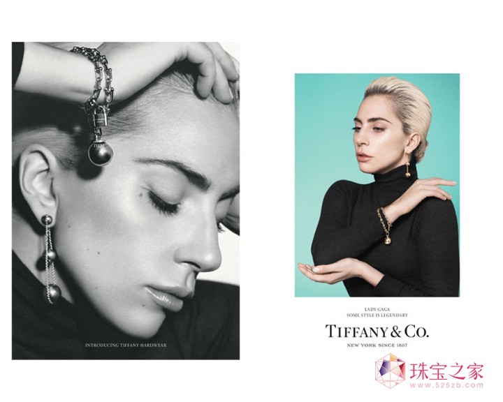 Lady Gaga 代言蒂芙尼最新珠宝广告