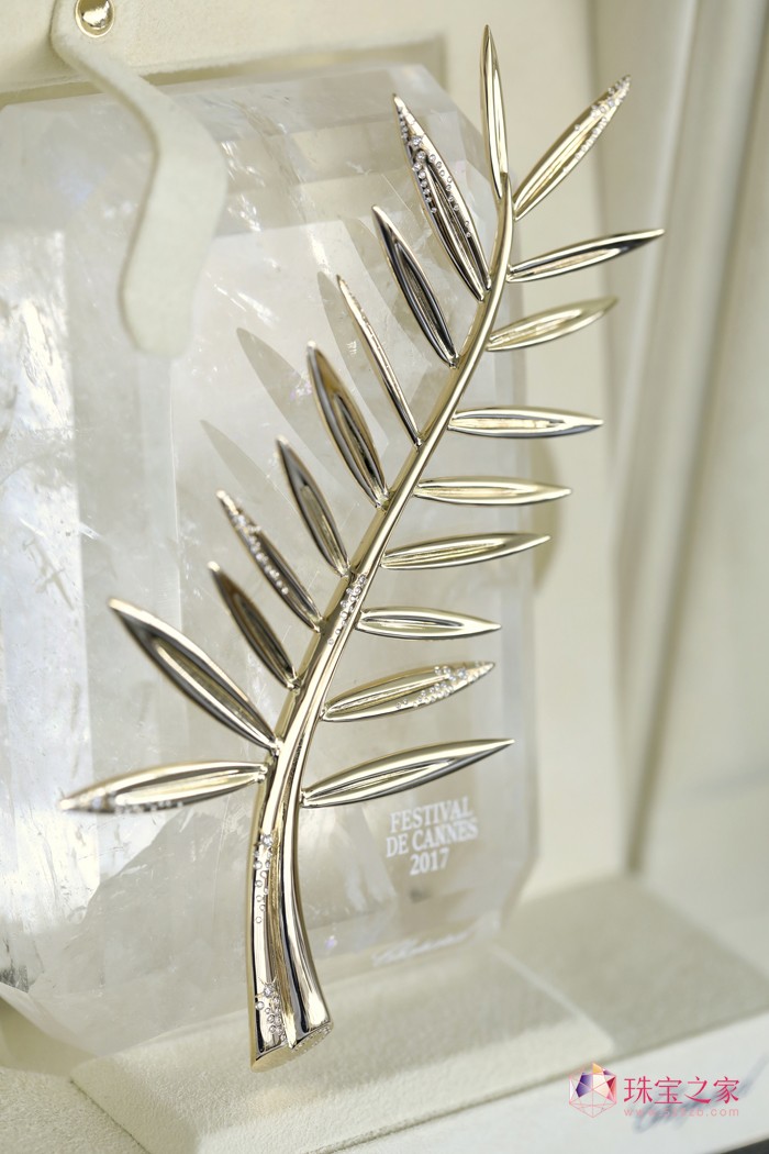 庆戛纳电影节70周年：金棕榈奖座设计以璀璨钻石 闪耀独特光彩