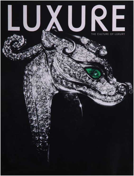 亚裔珠宝设计师作品的身份登上了英国顶级奢侈品杂志《LUXURE》