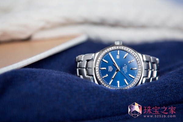 泰格豪雅林肯系列钻石腕表 舒适与优雅并存